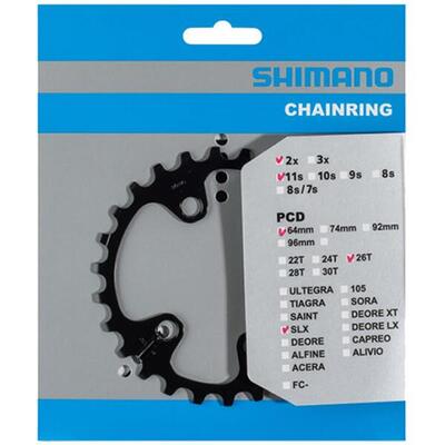 Shimano slx kettingblad 11v 26t y1vg26000 m7000