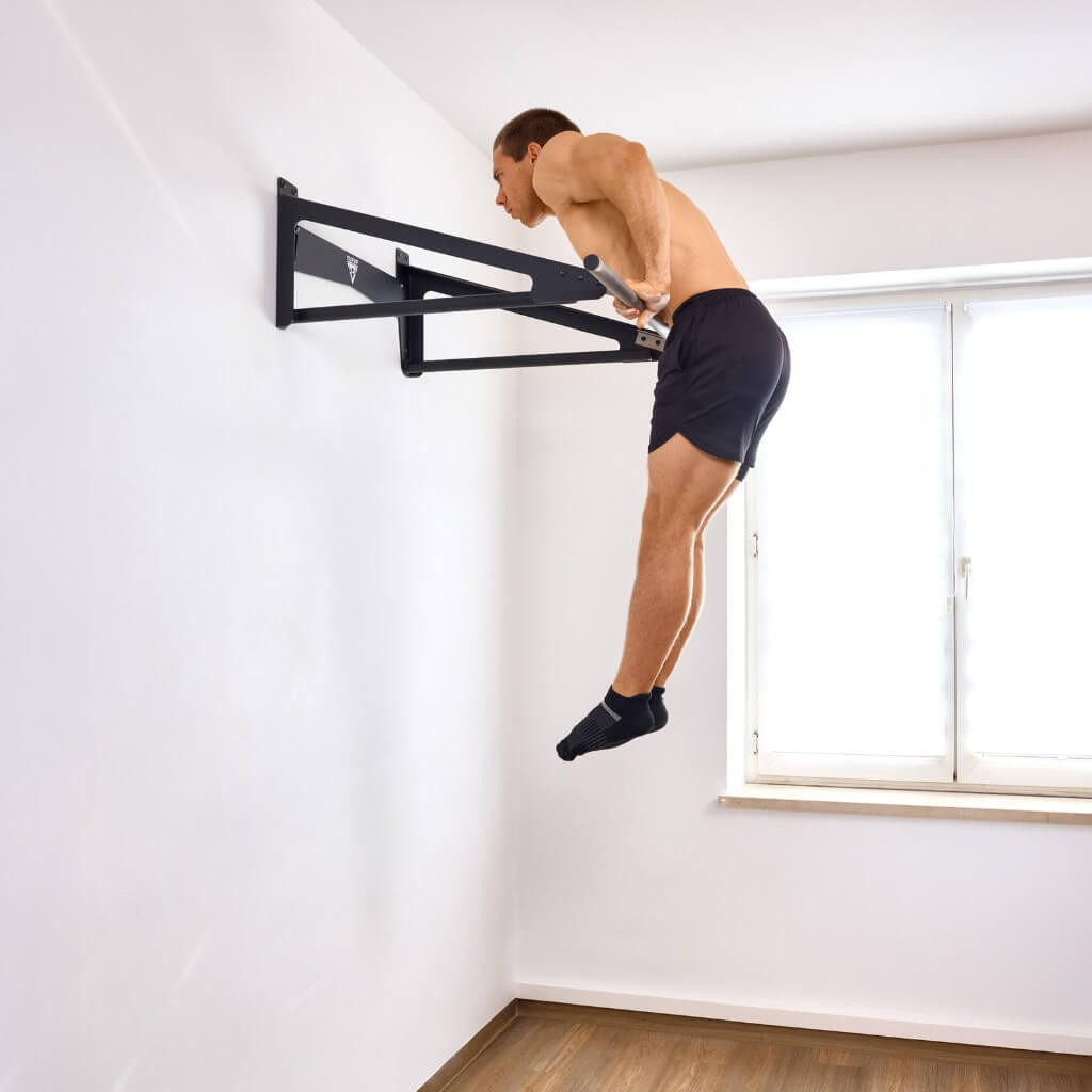 Muscle-Up Bar, Klimmzugstange mit extra Wandabstand 7/8