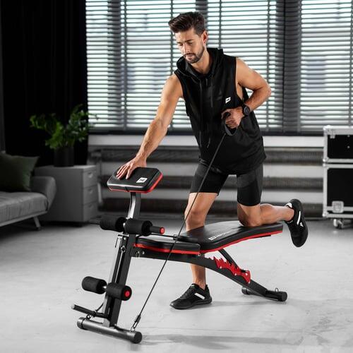 Ensemble de musculation composite Hop-Sport Premium 36kg avec banc HS-1035 6/7