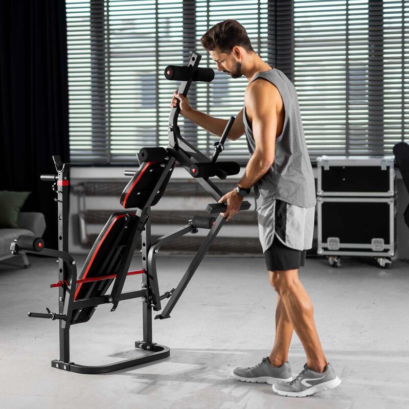 Zestaw kulturystyczny kompozytowy Hop-Sport Premium 38kg z ławką HS-1065