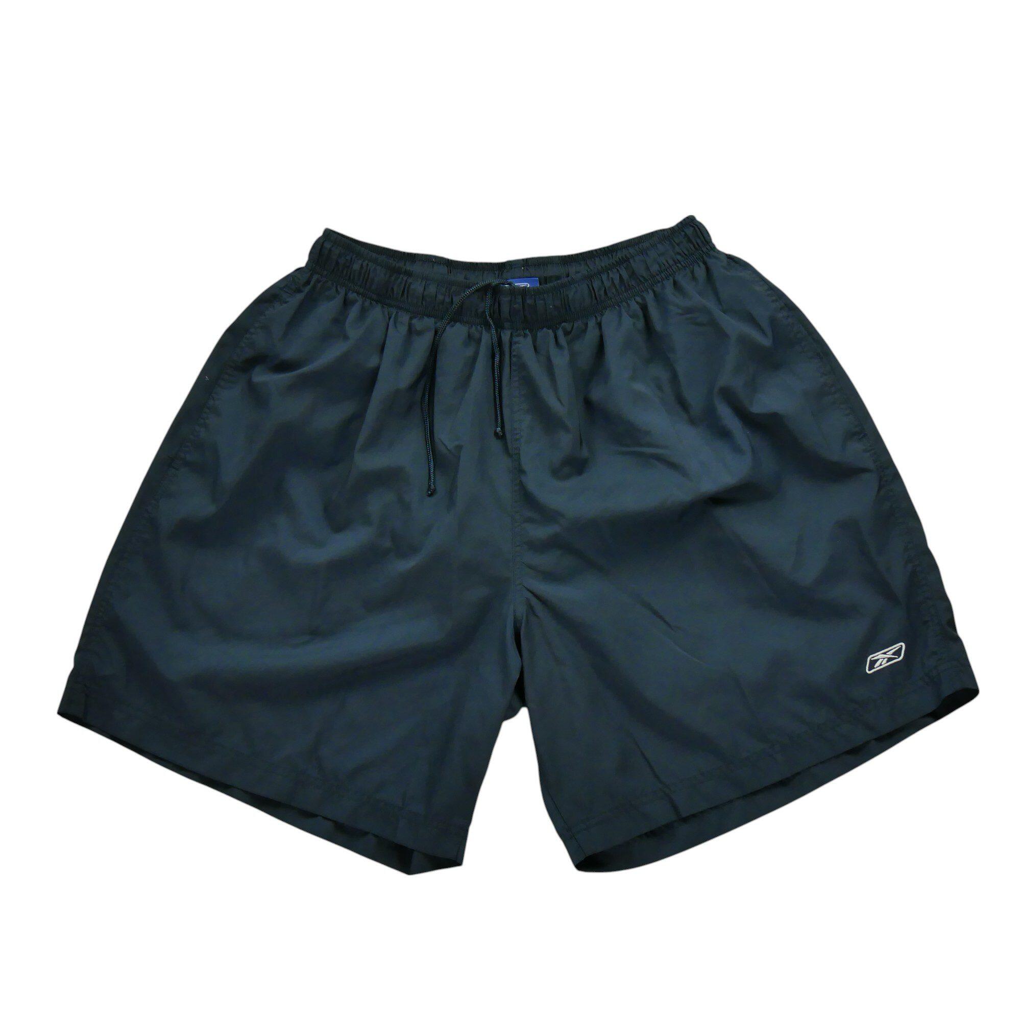 REEBOK Segunda Vida - Pantalones cortos azul marino para hombres - Muy Bueno
