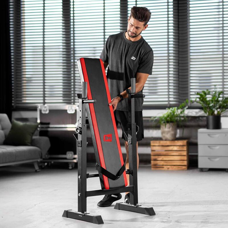 Sada cementových závaží 99kg s lavicí HS-1080