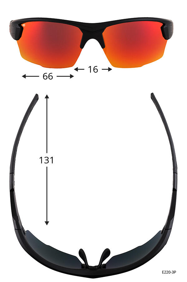 GOG - Lunettes de soleil sport polarisées unisexes Samum UV400 5/6