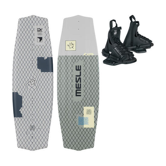 Wakeboard Set Liberty 128 cm mit OnSet Bindung Boot & Seilbahn Kinder