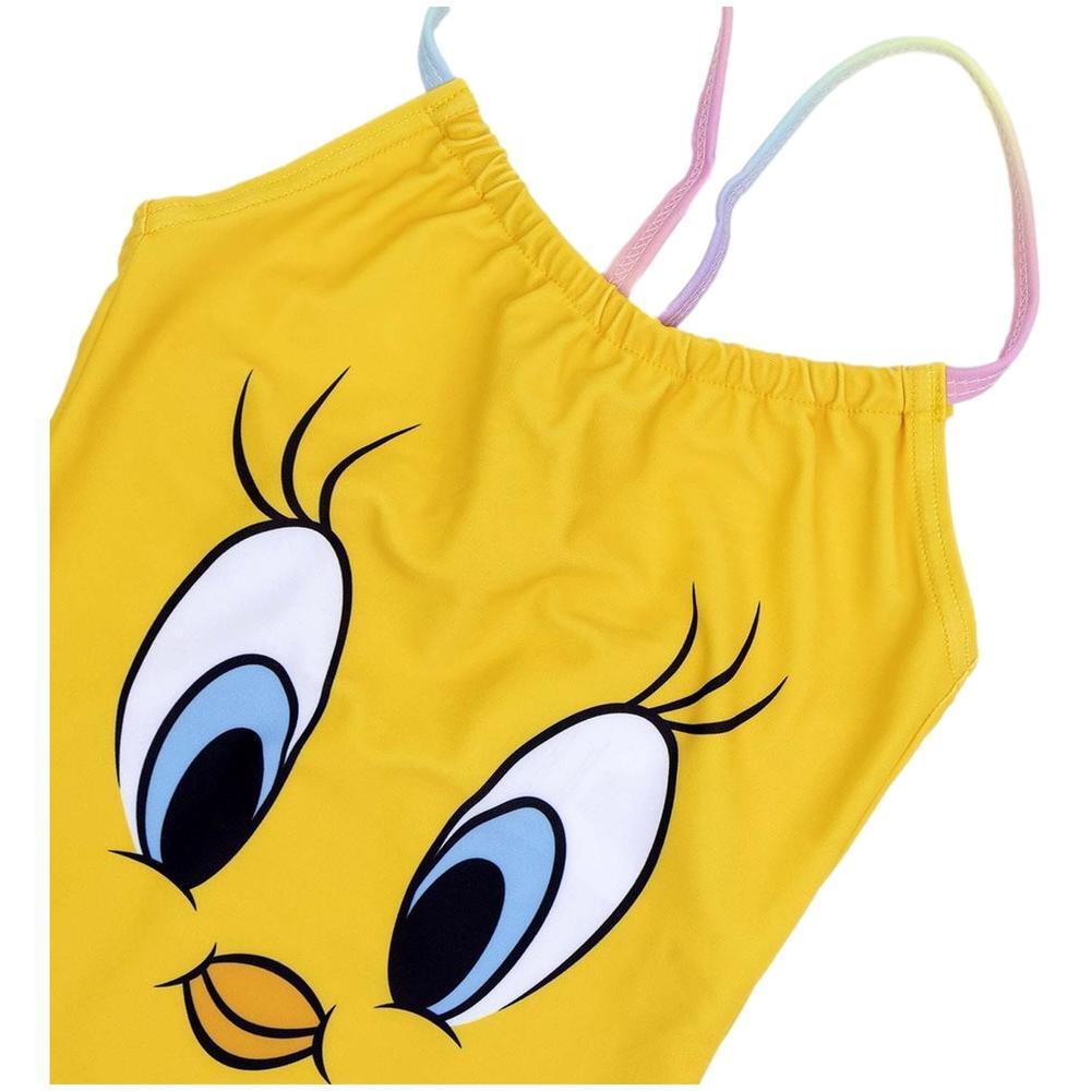 BaÃ±adorNataciÃ³n deportiva niÃ±as CerdÃ¡ Looney tunes en color amarillo 3/5