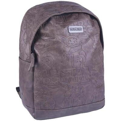 Mochila unisex Cerdá Polipiel the mandalorian en color morado