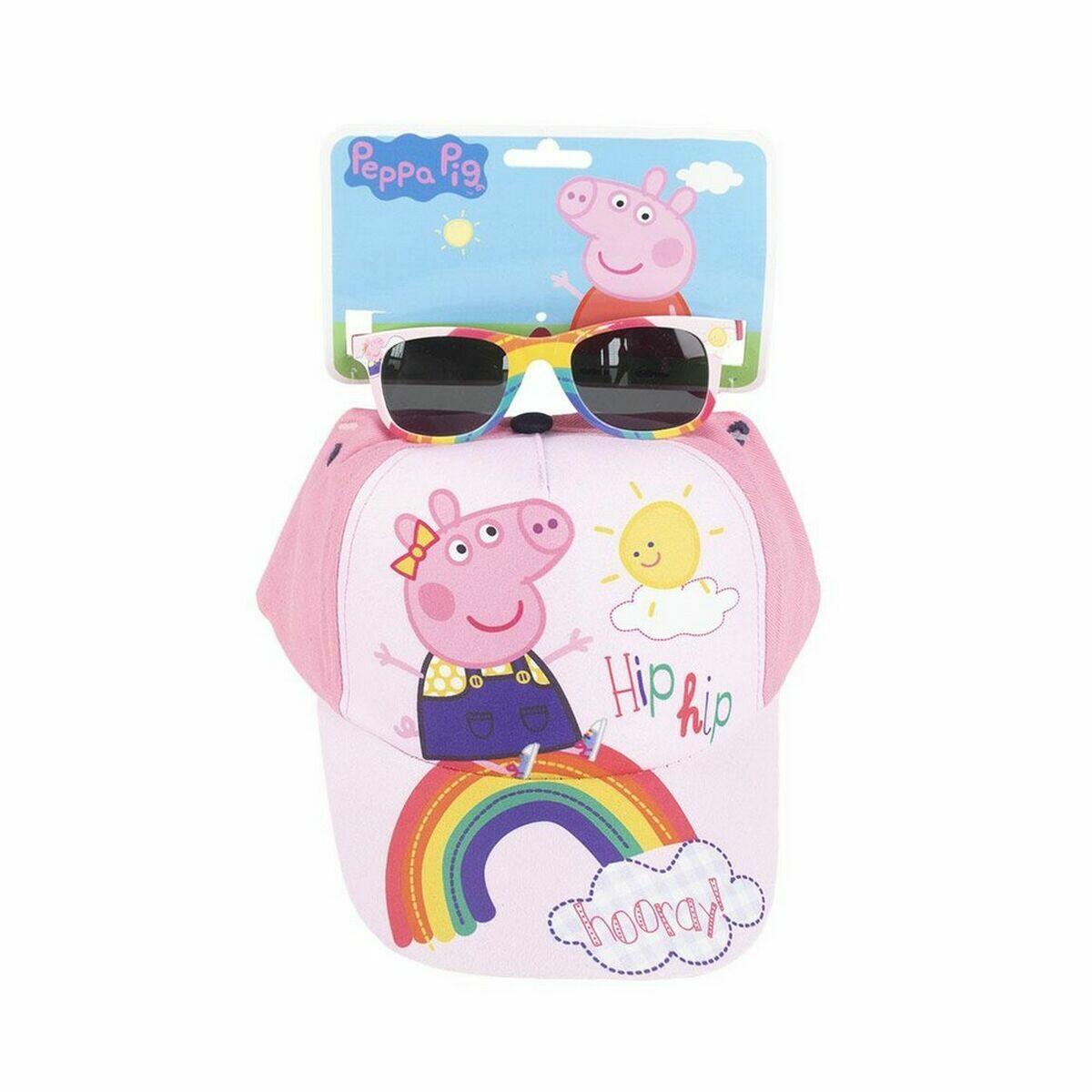PEPPA PIG Set de gorra y gafas de sol Peppa Pig Gafas De Sol Gorra Peppa Pig Lote Rosa
