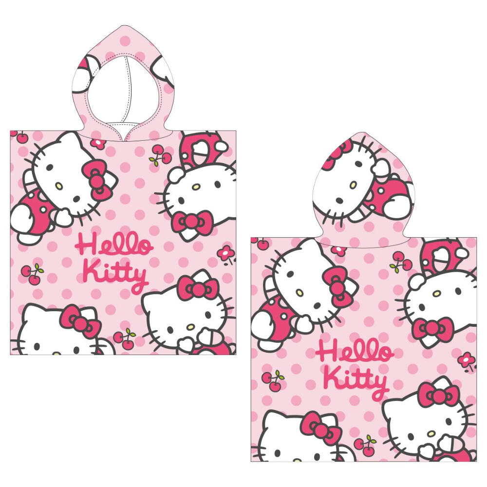 Strandbadetuch Hello Kitty Hellrosa 2/3