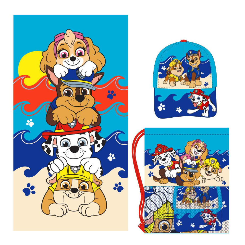 Strandbadetuch The Paw Patrol Blau 3/3