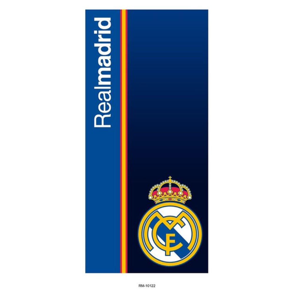 Toalla de Microfibra Real Madrid Azul Marino Bicolor 140x70 2/3