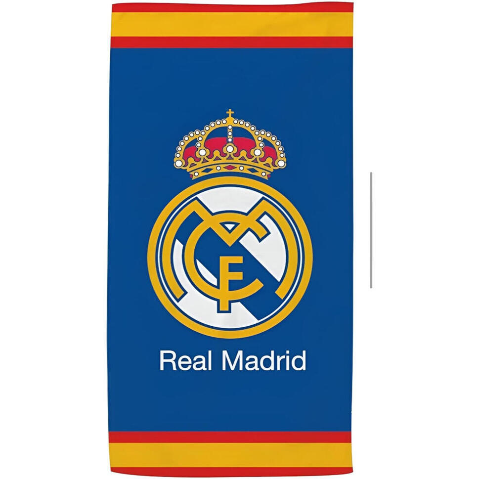Real Madryt ręcznik plażowy junior 70x140 cm beach towel mikrofibra