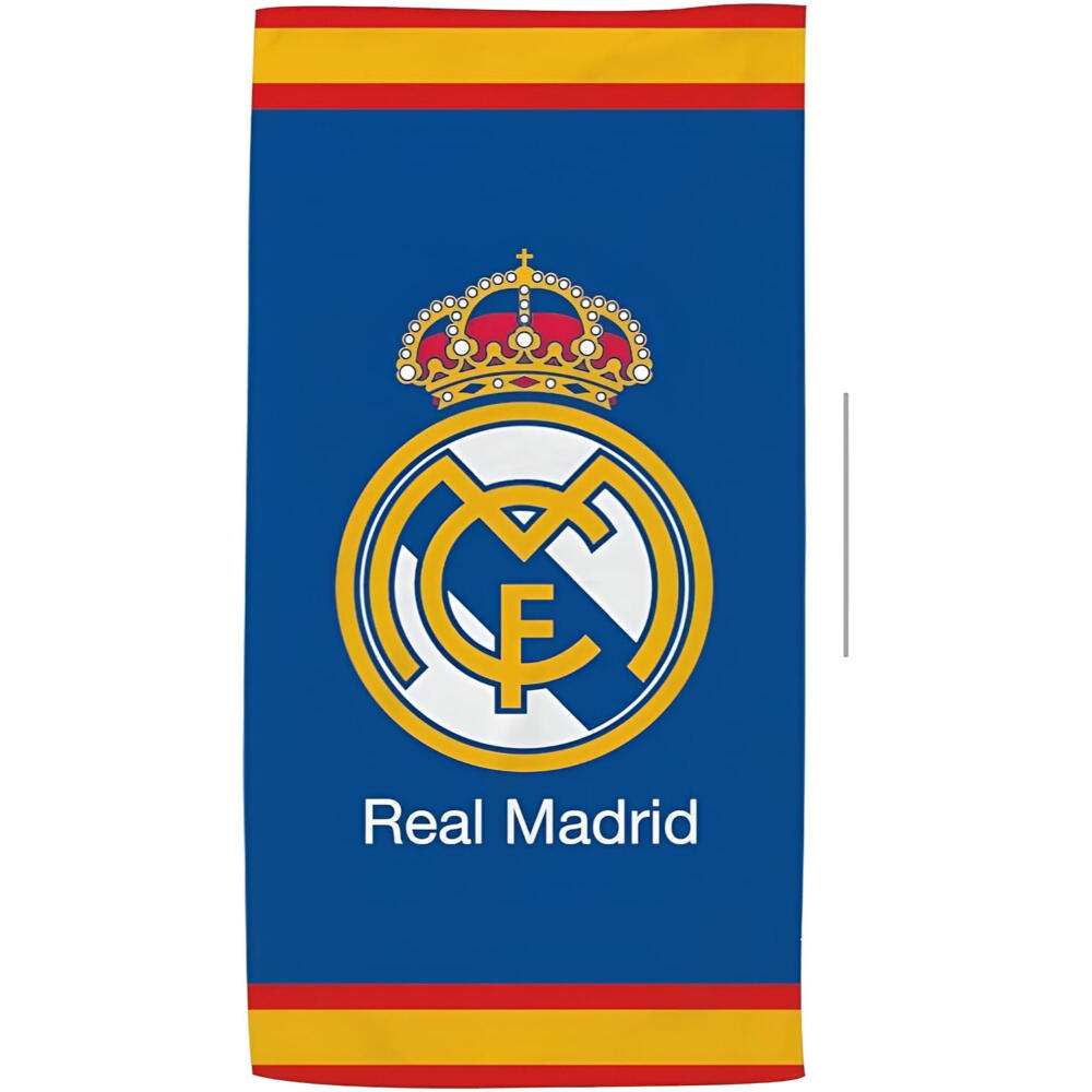 Toalla de Microfibra Real Madrid Azul con Bordes España 140x70 3/3