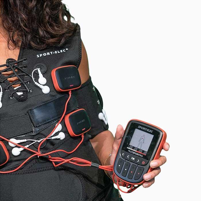Electrostimulateur musculaire Multisport Pro Sport-Elec Gilet Brassards