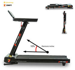 Tapis de course New York - Inclinaison électrique 10 % -Pliable- 16km/h -2,5CV