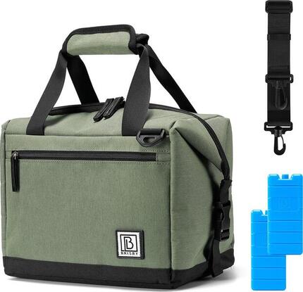 Brisby Kühltasche 12 Liter Dunkelgrau