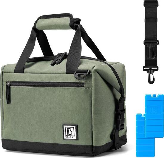 Brisby Kühltasche 12 Liter Dunkelgrau