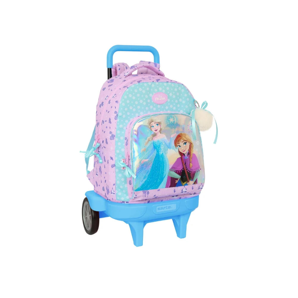 Mochila Escolar con Ruedas Frozen Cool days Azul cielo 2/2