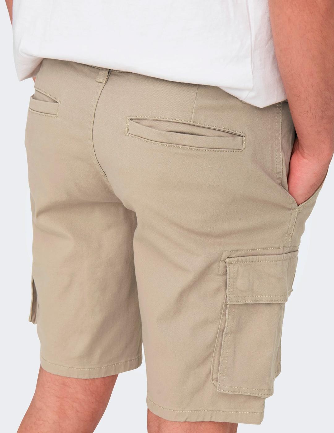 Bermudas y pantalones cortos para Hombre Only&sons  Beige 7/7