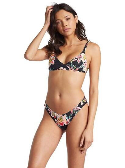 Top de bikini triangular fijo GARDEN SURF Multicolore Mujer