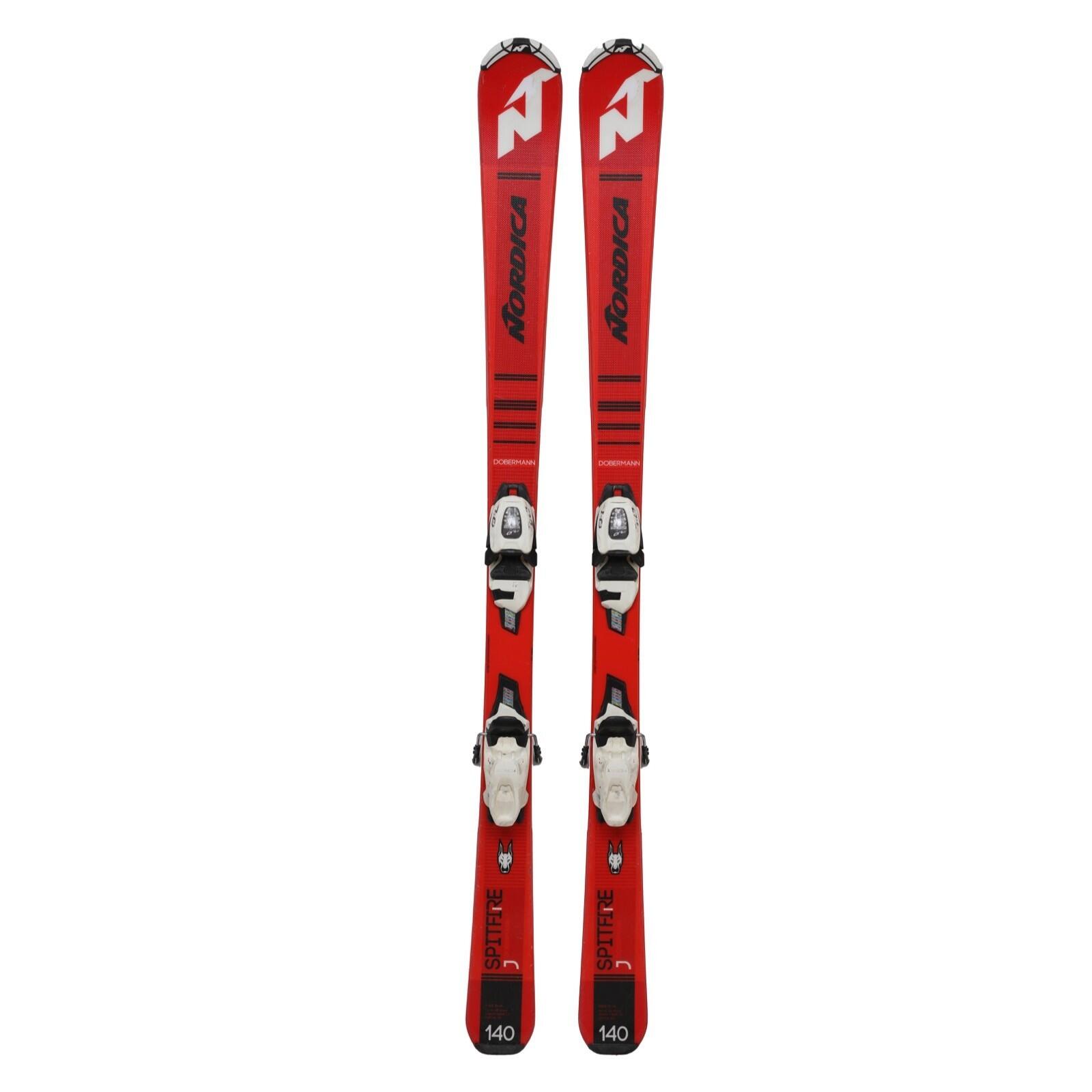 RECONDITIONNE - Ski Junior Nordica Dobermann Spitfire J + Fixations 2/4
