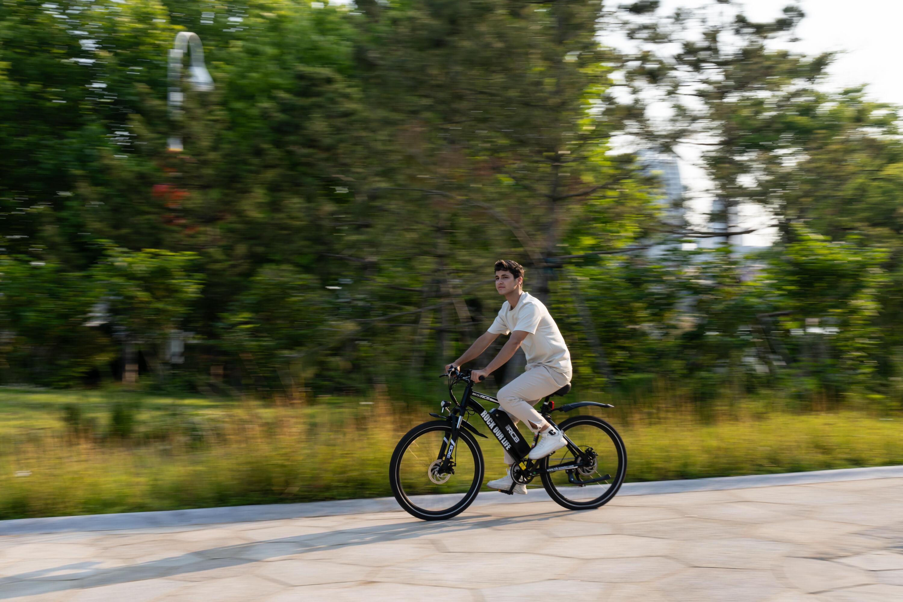Electric City Bikes RK15, E-bikes 26",30-50 km,36V 10.4Ah 7/8