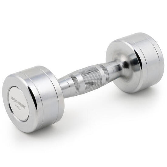 Kompakthantel Chrom 4 kg Gewichtheben Unisex