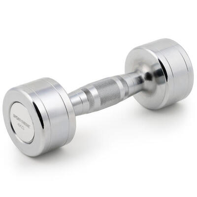 Kompakthantel Chrom 4 kg Gewichtheben Unisex