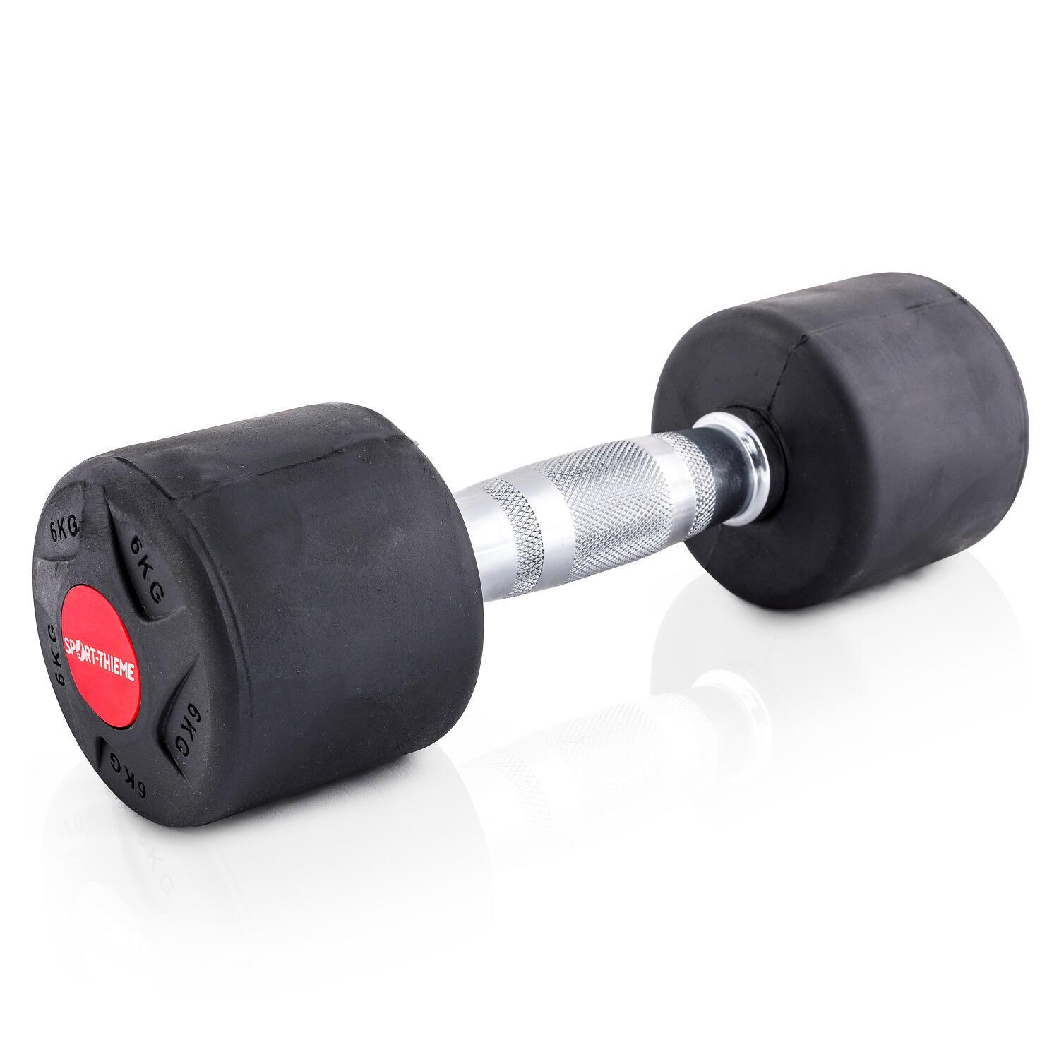 Kompakthantel Gummi 6 kg Gewichtheben Unisex 1/3