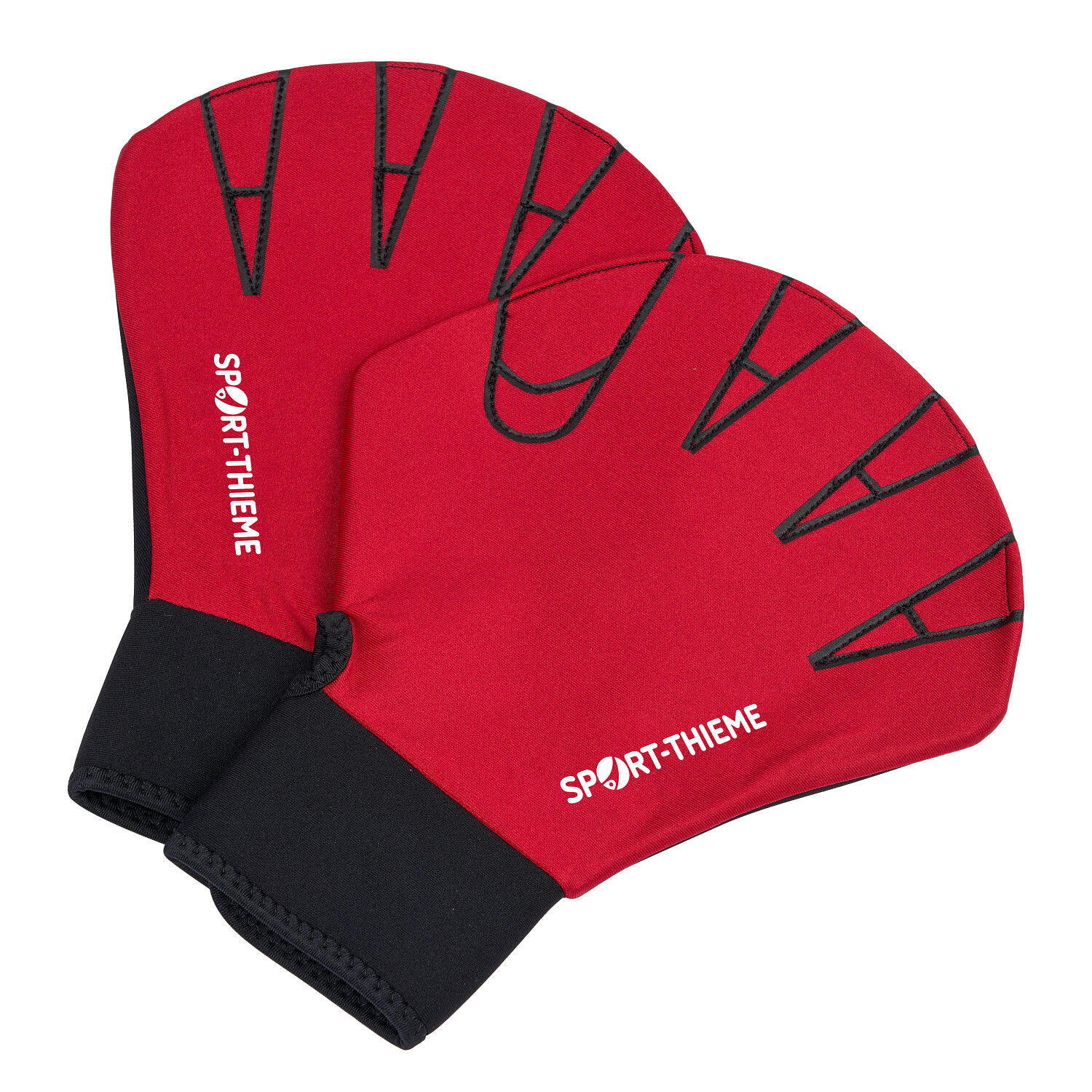 SPORT-THIEME Aqua-Fitness-Handschuhe Rot M 25x18 cm Schwimmen Unisex Rot