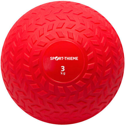 Slamball 3 kg, Rot Gymnastik Unisex Rot