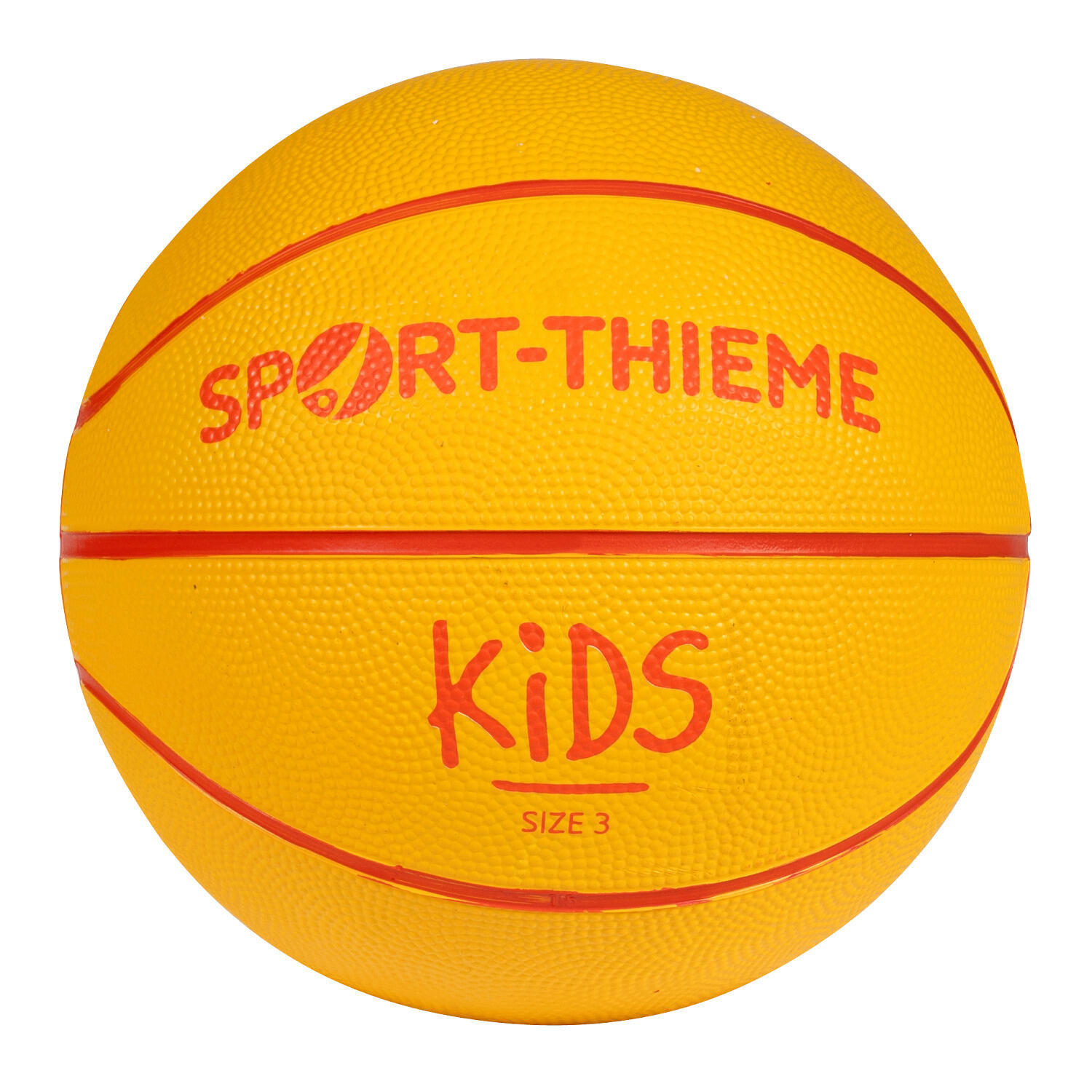 Basketball Kids Größe 3 Basketball Unisex Gelb-Rot 1/5