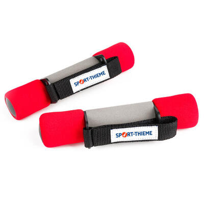 Gymnastikhanteln Aerobic 1 kg. Rot Gewichtheben Unisex Rot