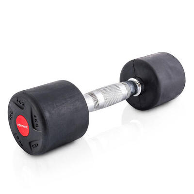 Kompakthantel Gummi 4 kg Gewichtheben Unisex