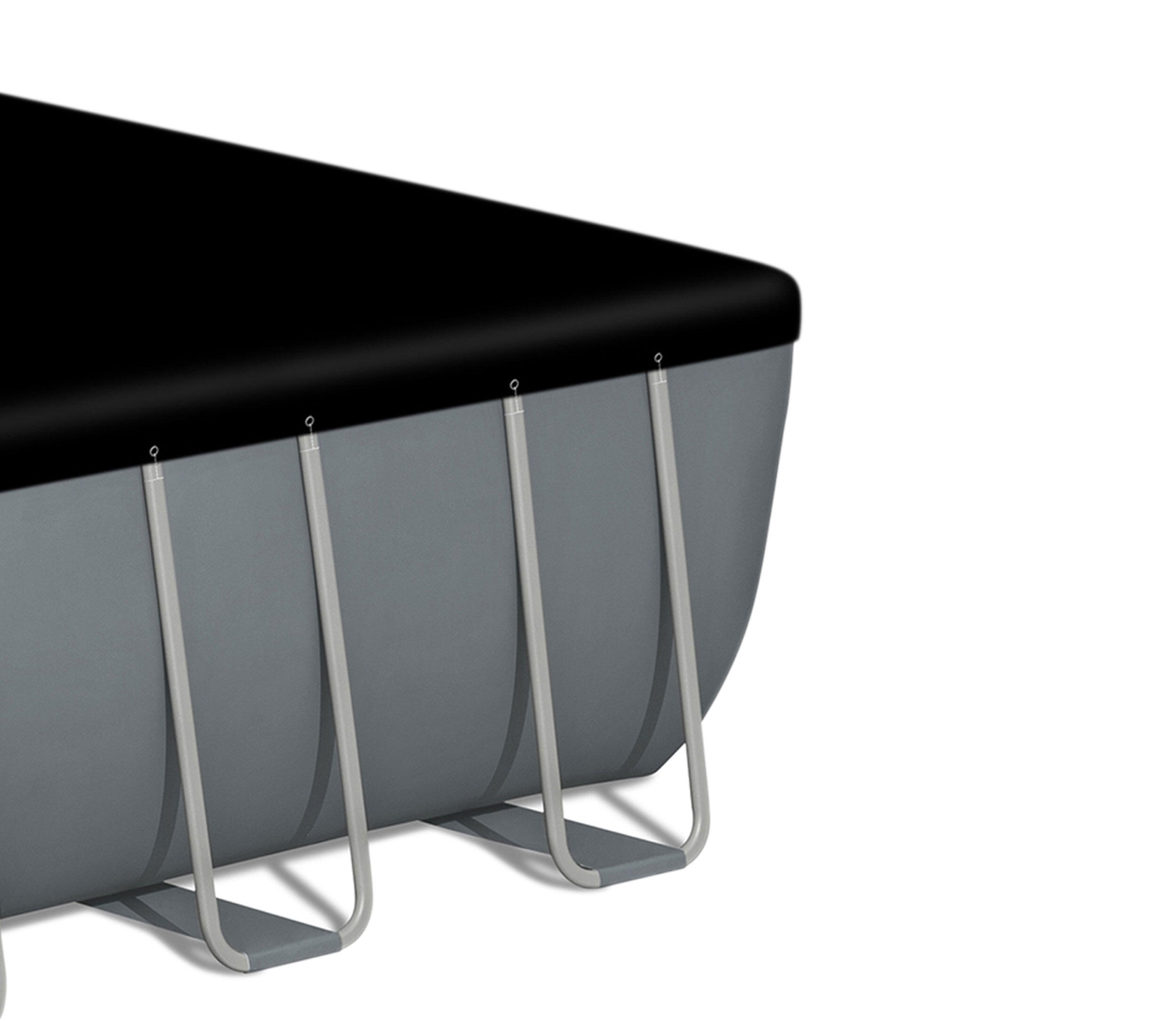 Piscine natation - Structure Tubulaire gris adulte 4/7