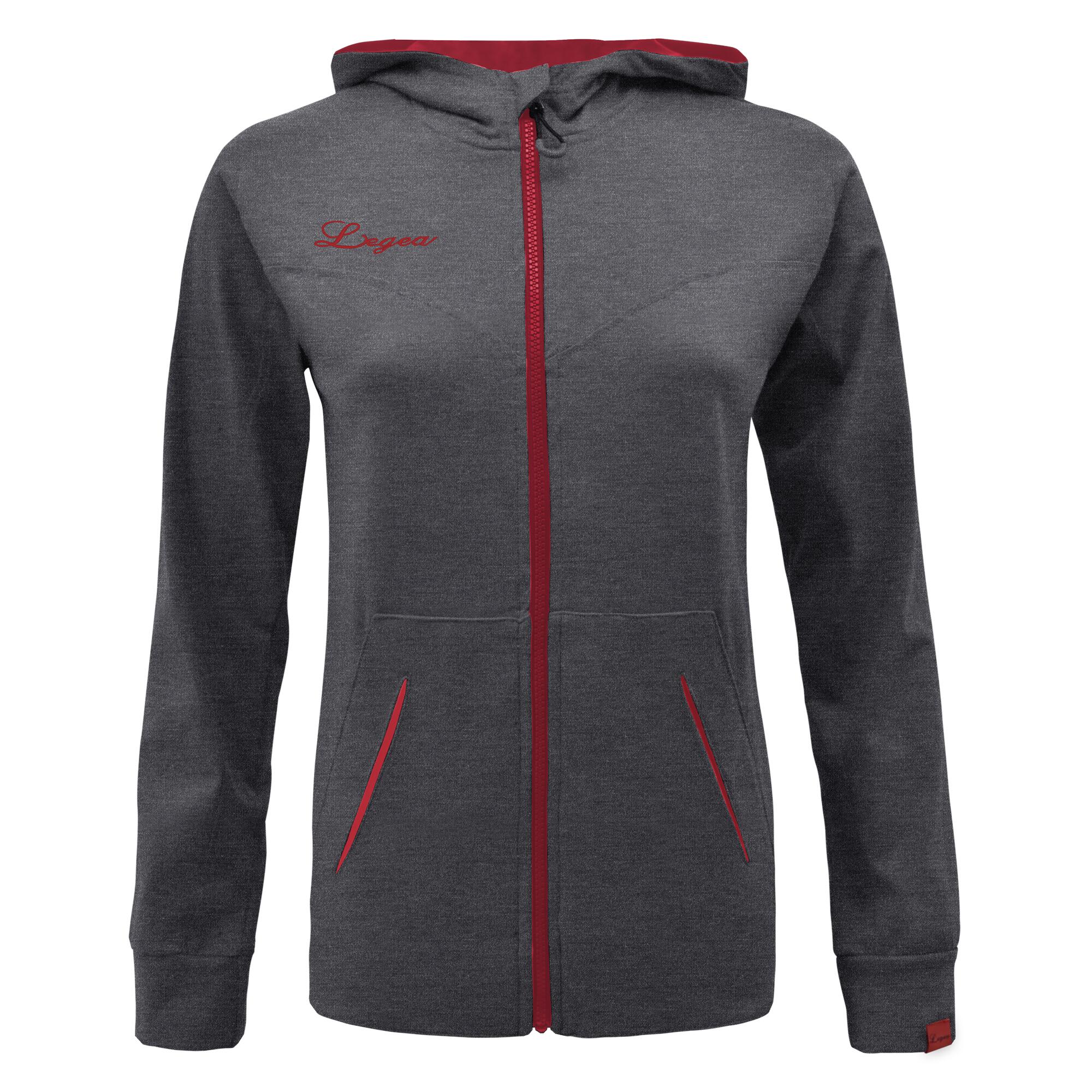 LEGEA Women's Fashion Hoodie Full Zip Contrast Hood OSHA