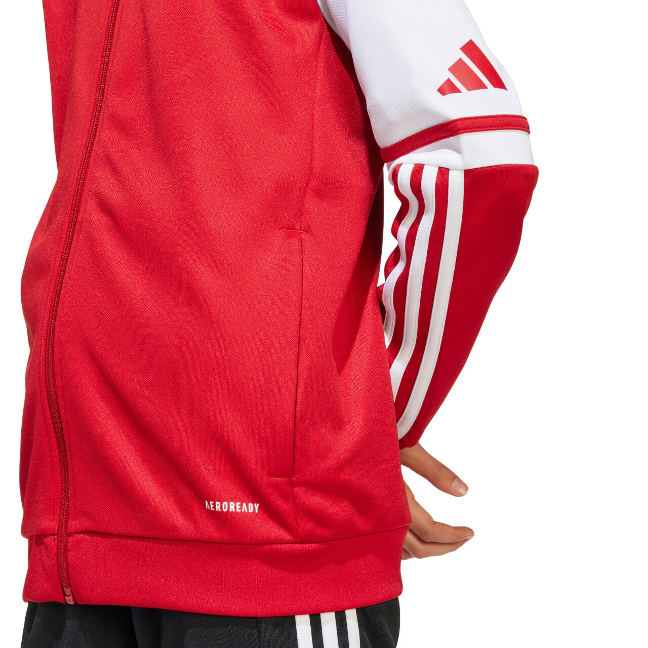 Felpa adidas junior Squadra 25 rossa/bianca 6/7