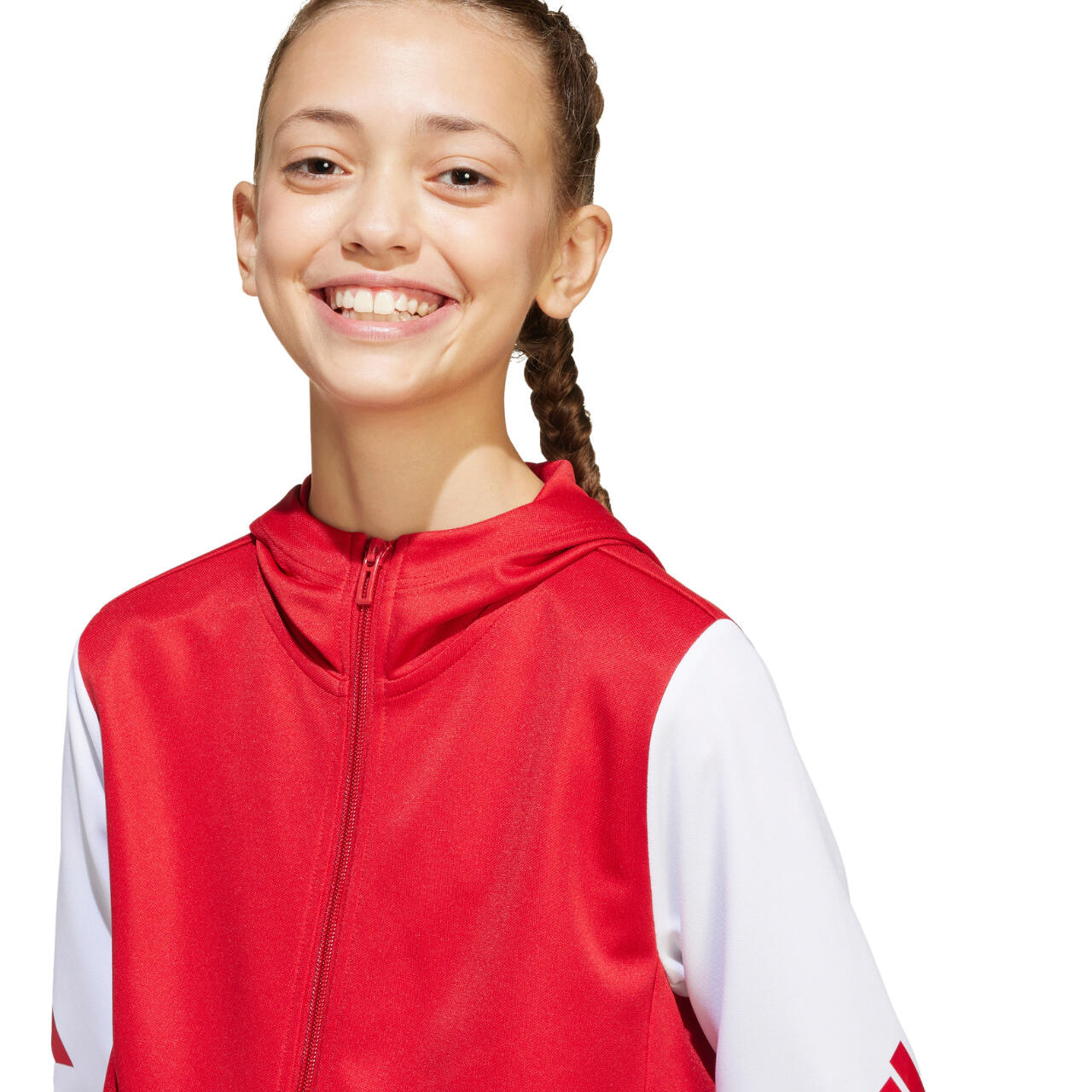 Felpa adidas junior Squadra 25 rossa/bianca 5/7