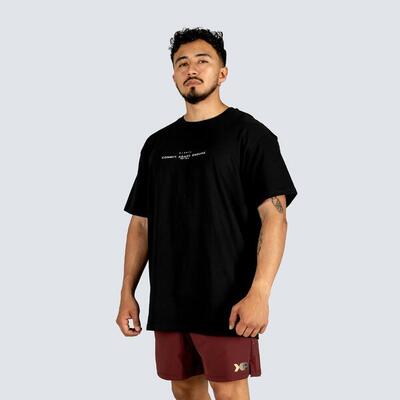 T-shirt oversize da uomo "Adattarsi al viaggio