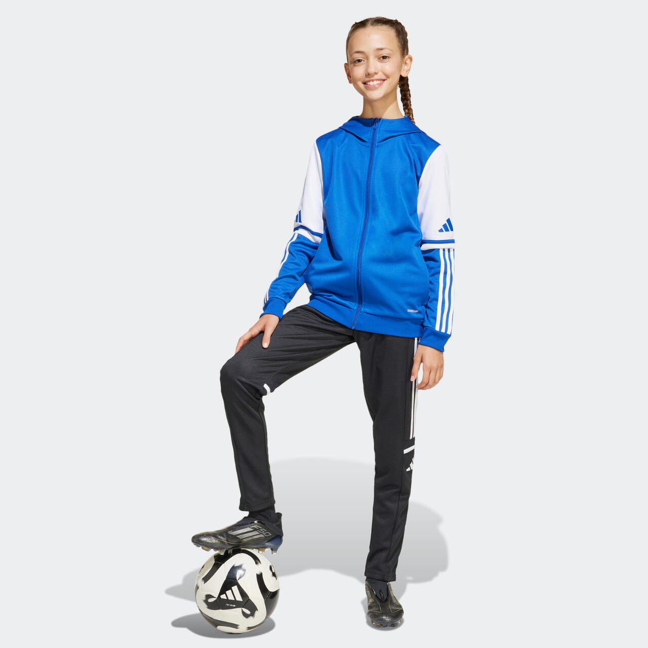 Giacca sportiva con cappuccio per bambini adidas Squadra25 7/7