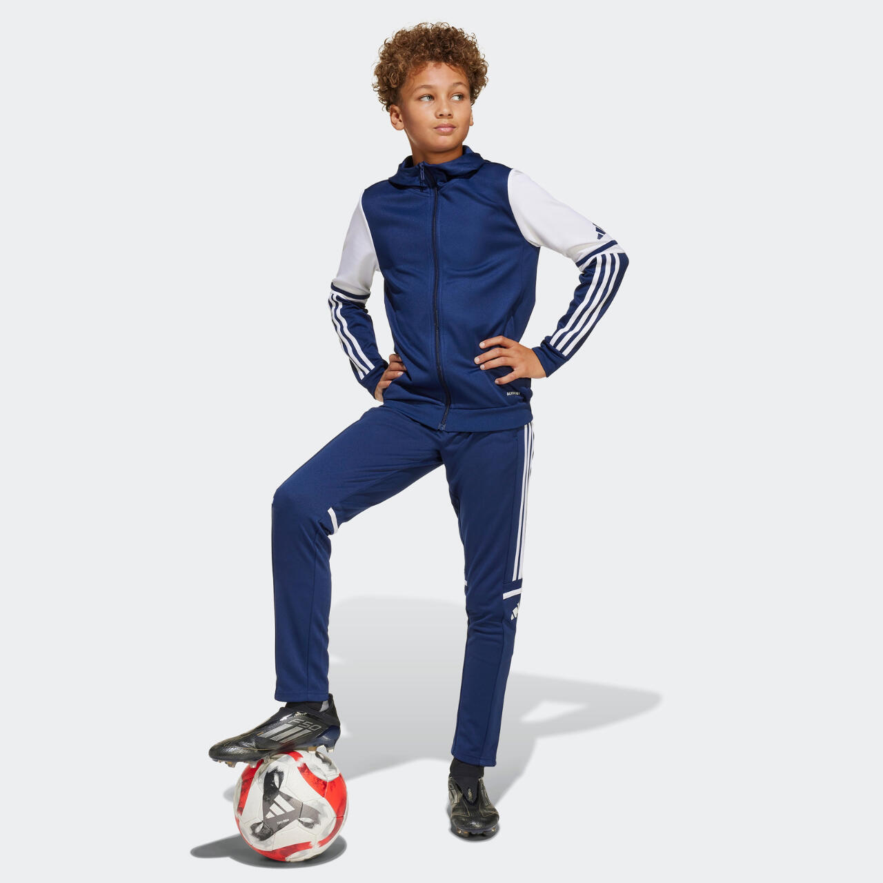 Giacca sportiva con cappuccio per bambini adidas Squadra25 7/7