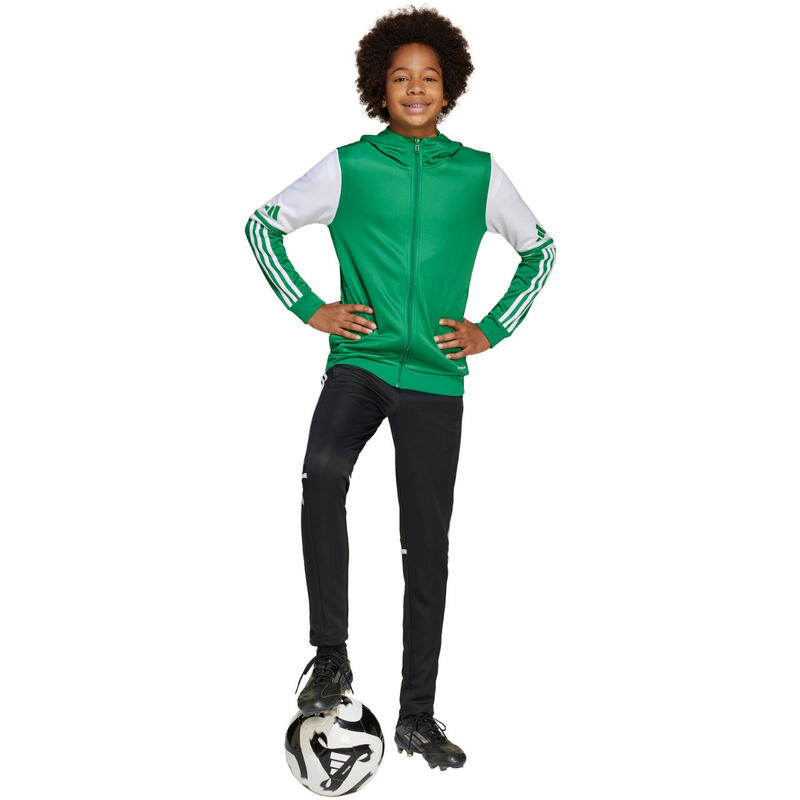 Pulover adidas Squadra 25 Hoody Jr verde ceai/alb