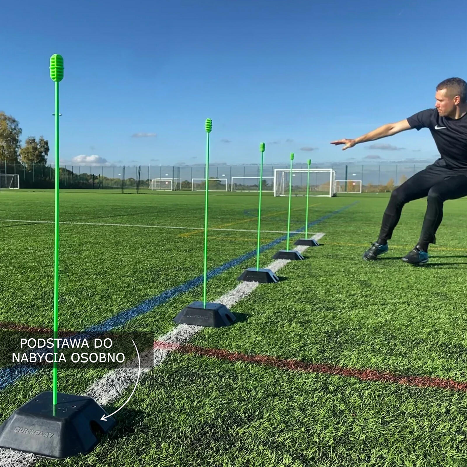 Tyczki Quickplay Agility Poles (10 Szt.) 3/5