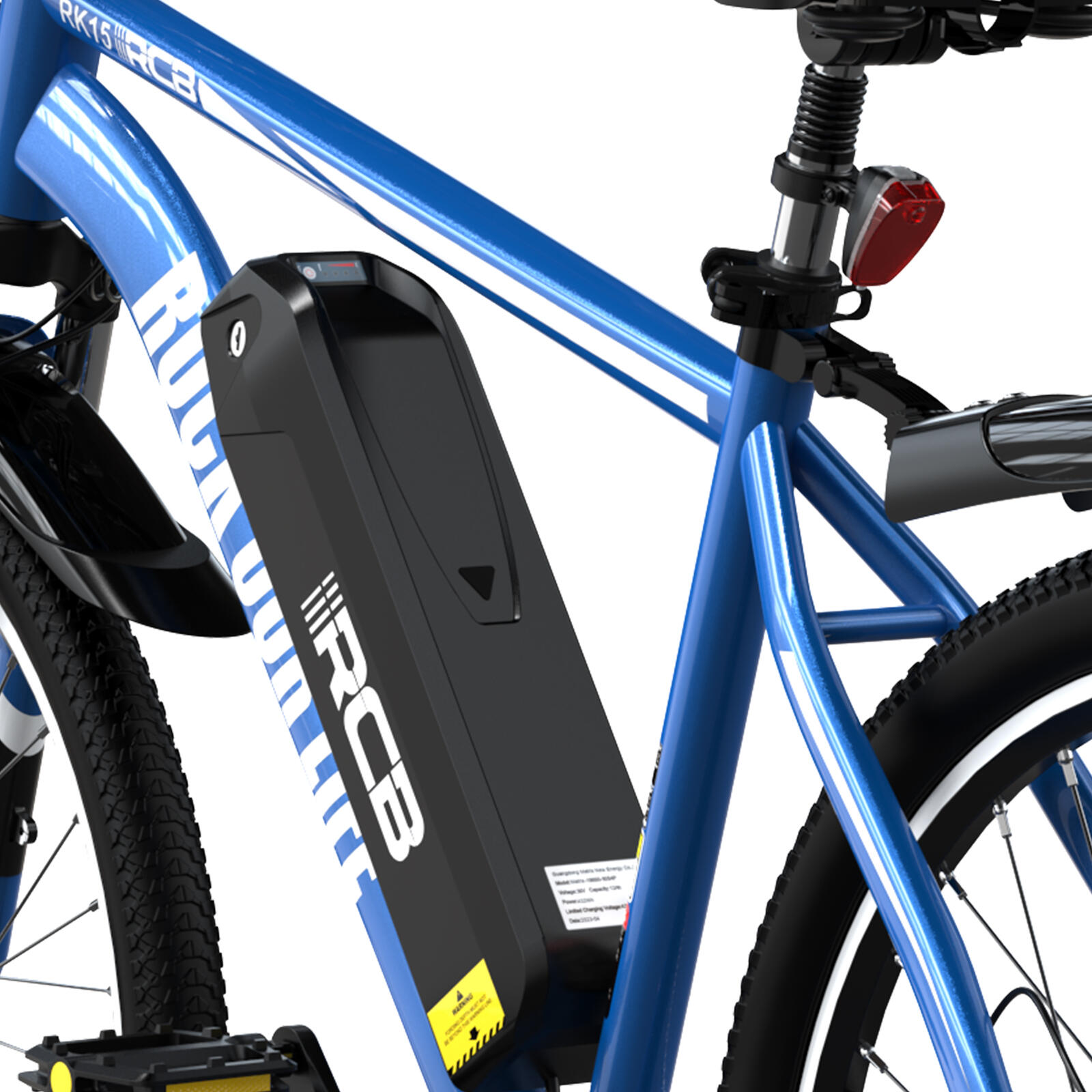 Electric City Bikes RK15, E-bikes 26",30-50 km,36V 10.4Ah 7/8