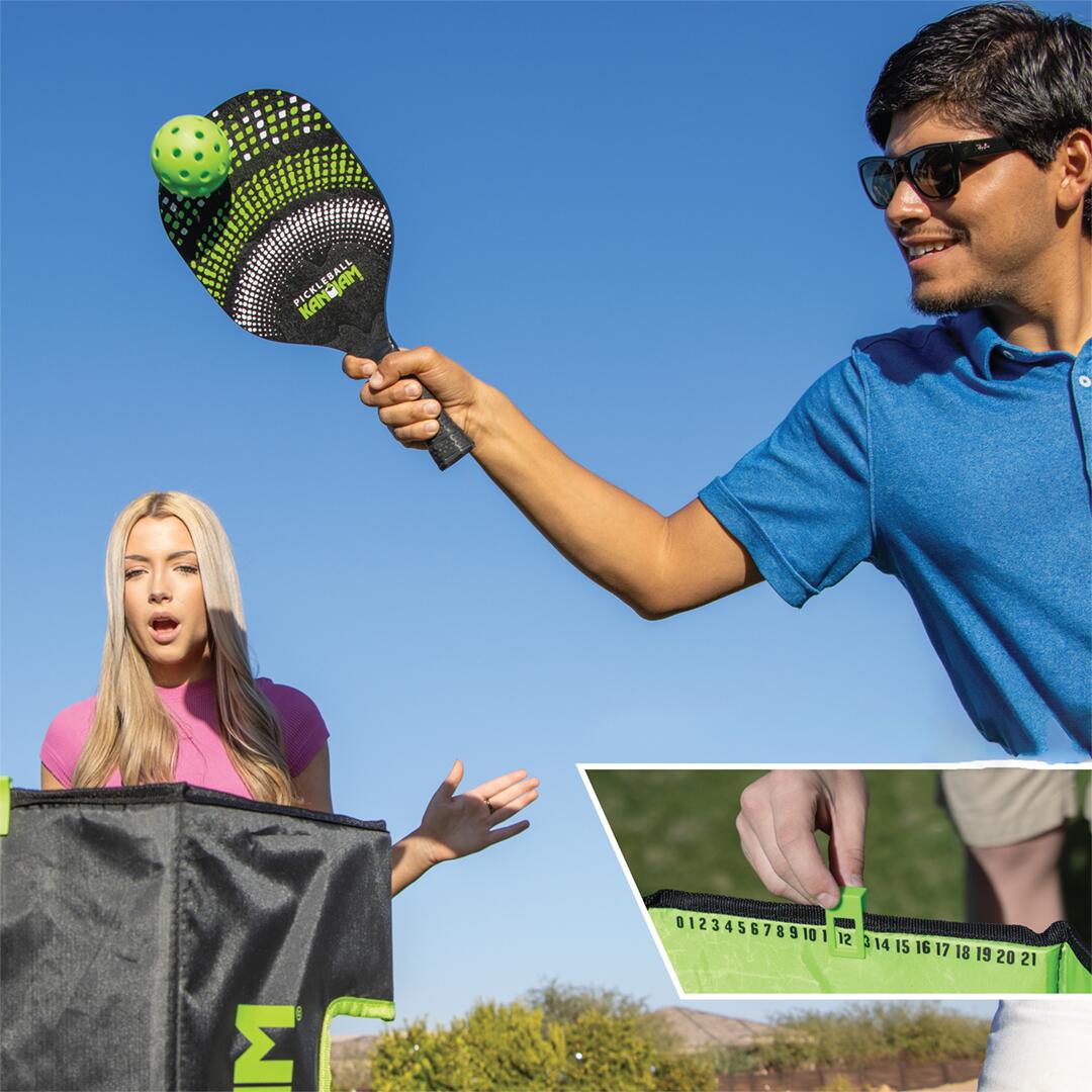 KanJam Pickleball - Pack 'n Go - Travel set - Opvouwbaar 3/3