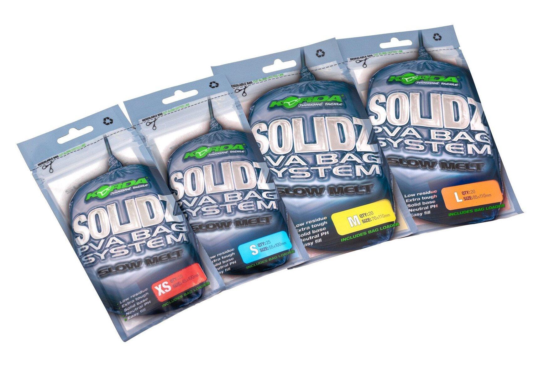 Sacs PVA à fusion lente Korda Solidz 3/3