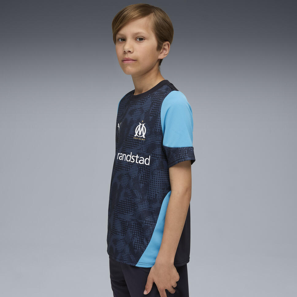 Młodzieżowa koszulka treningowa Olympique Marsylia PUMA Safe Lake New Navy Blue