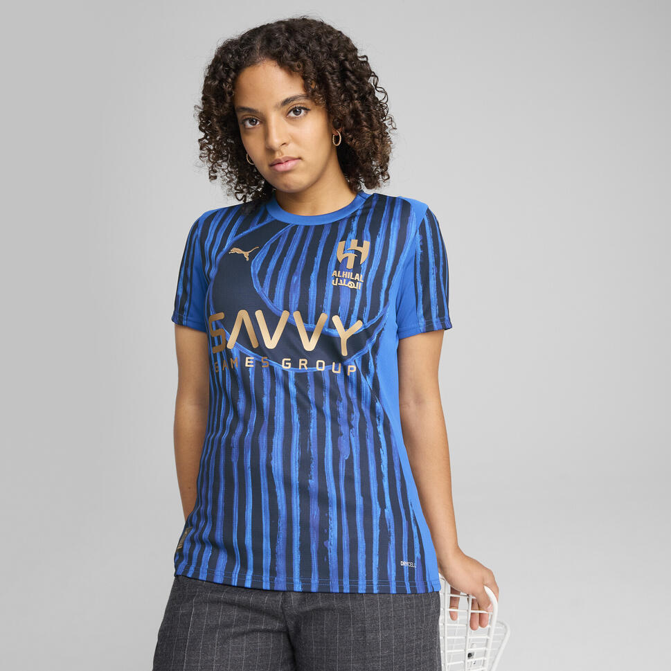 Damska koszulka KIDSUPER × AL-HILAL SFC PUMA Blue Intense Club Navy