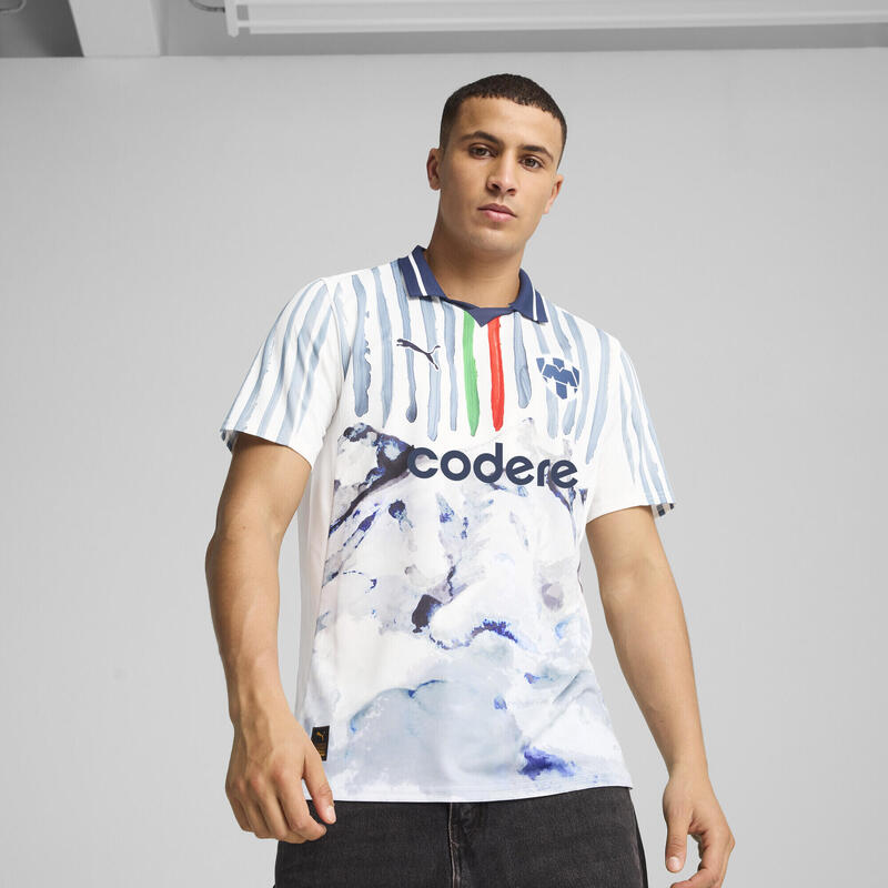 Męska koszulka KIDSUPER × CF MONTERREY PUMA White Deep Navy Blue