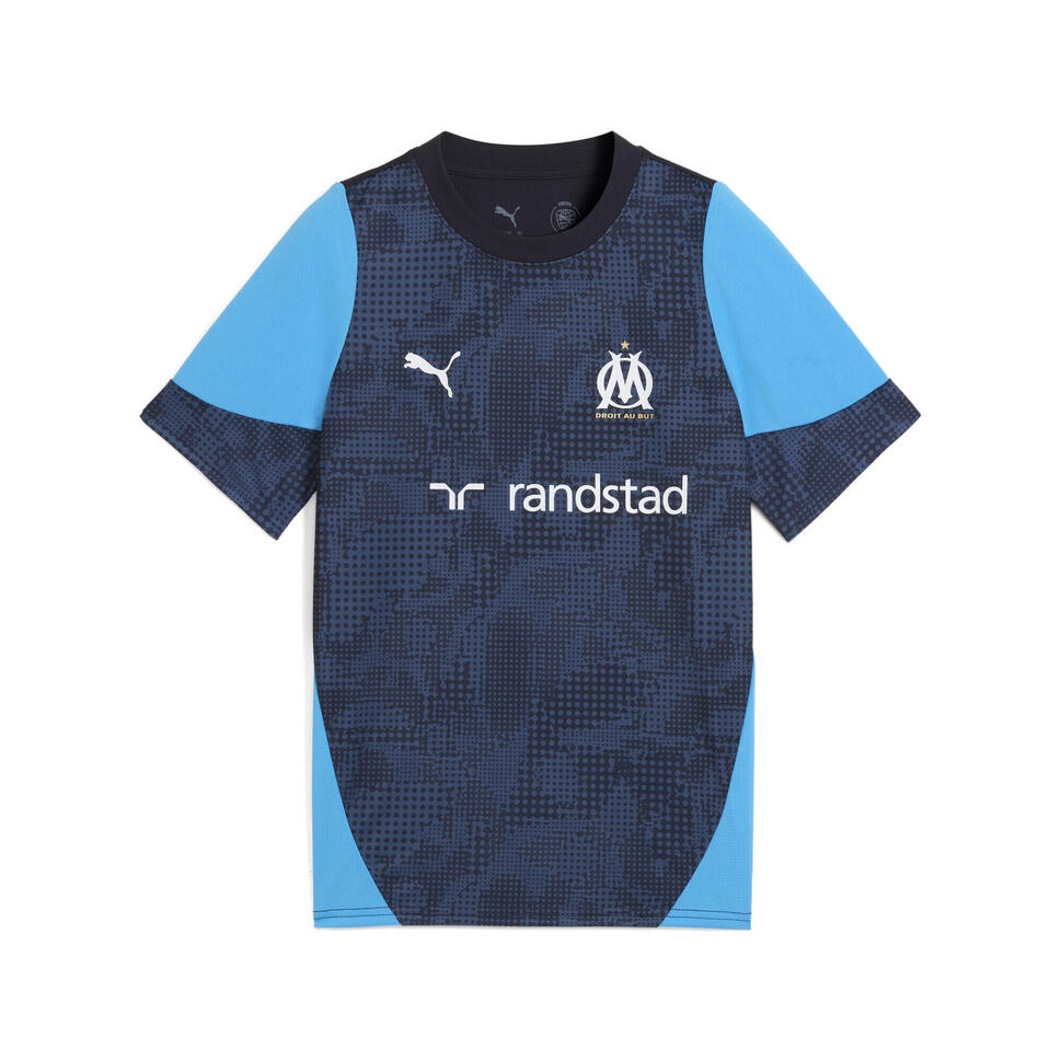 Młodzieżowa koszulka treningowa Olympique Marsylia PUMA Safe Lake New Navy Blue