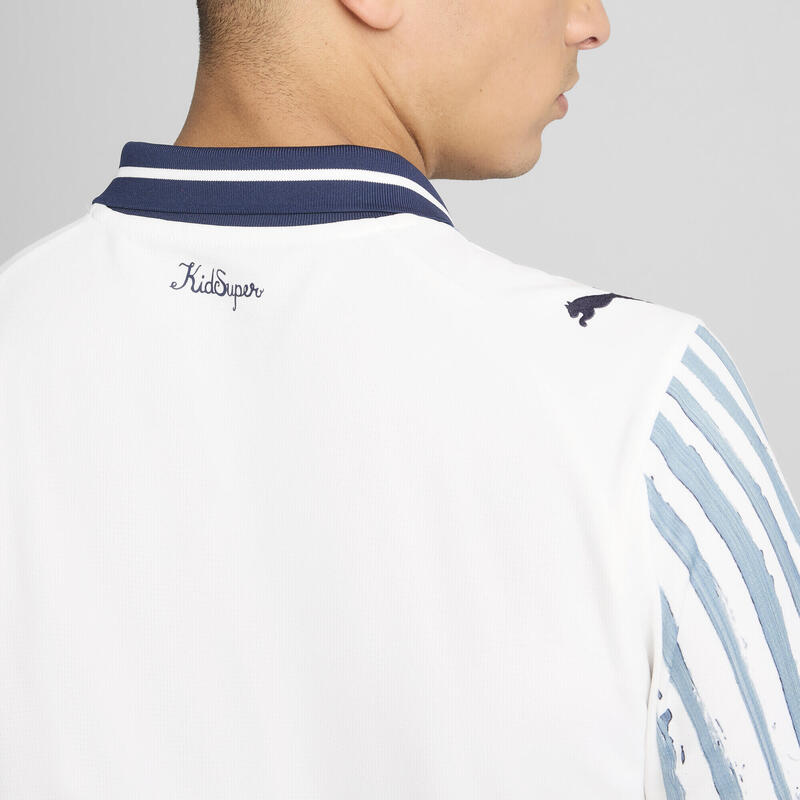 Męska koszulka KIDSUPER × CF MONTERREY PUMA White Deep Navy Blue